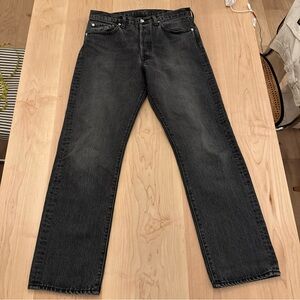 OrSlow 105 Mens Straight Leg Denim Stonewash Black Size 2